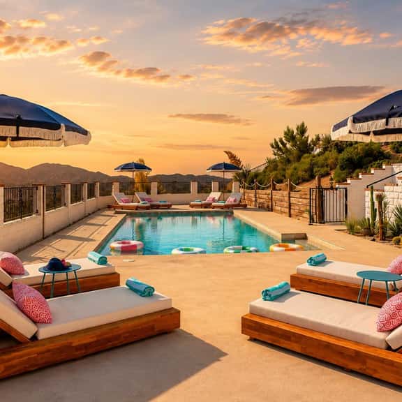 Desert Sunsets Wellness Villa - Pool, Sauna, Spa, Pool Table, Firepit, Yoga, Steam Room & Stunning Views - Image 1